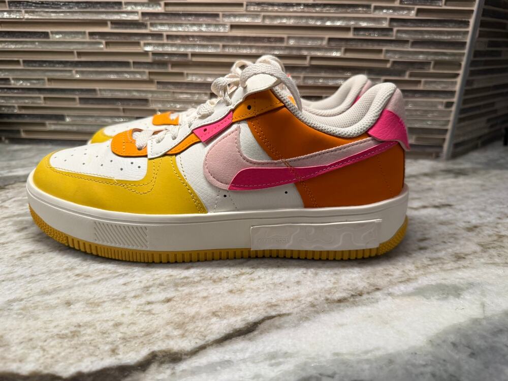Nike Air Force 1 Fontanka Sunrise DX2675-100 Women's Size 10.5 Sneakers